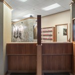 Check-in desk at {PRACTICE_NAME}
